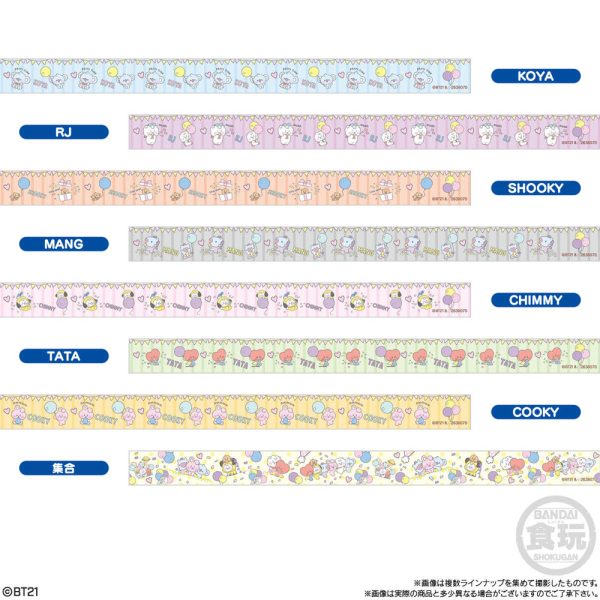 BT21 Masking Tape Stickerrolle *Blindbox* Schn?ppchen – Bild 5