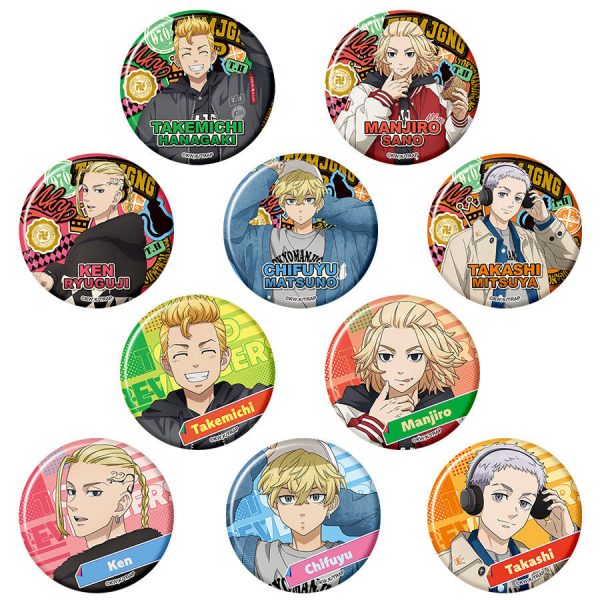 [Pop Up Store] Tokyo Revengers x WEGO  Off Scene  Special Collaboration Button Draken (B) Online-Verkauf – Bild 2