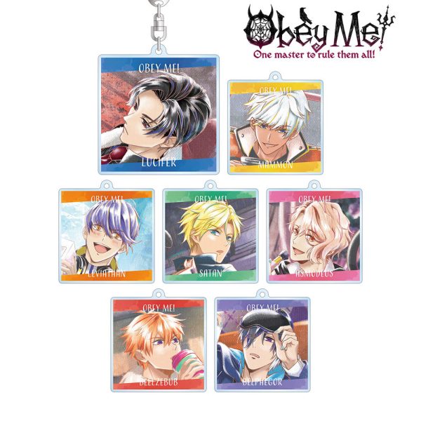 Obey Me! Ani-Art Aqua Label Anhänger Leviathan Verkauf – Bild 2