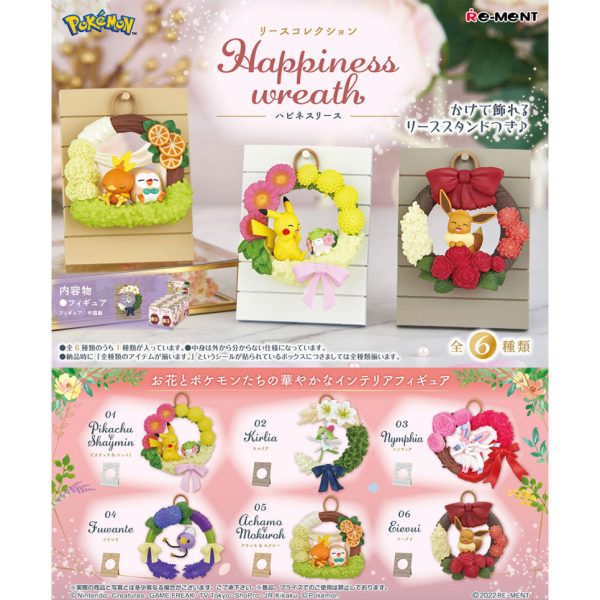 Pokemon Happy Wreath Collection Re-Ment Figur (1) Pikachu & Shaymin Jetzt online – Bild 2