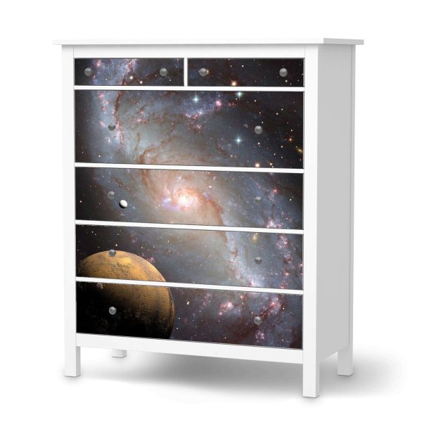 Klebefolie IKEA Hemnes Kommode 6 Schubladen - Design: Milky Way Online-Verkauf