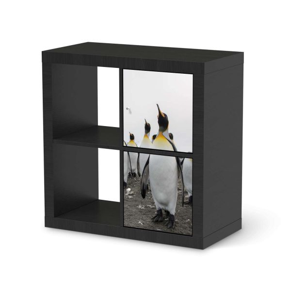 Klebefolie für Möbel IKEA Expedit Regal 2 Türen (hoch) - Design: Penguin Family Schn?ppchen – Bild 2