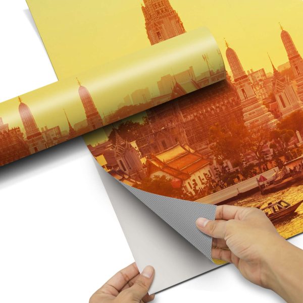 Klebefolie für Möbel IKEA Expedit Regal 2 Türen (hoch) - Design: Bangkok Sunset Online – Bild 5