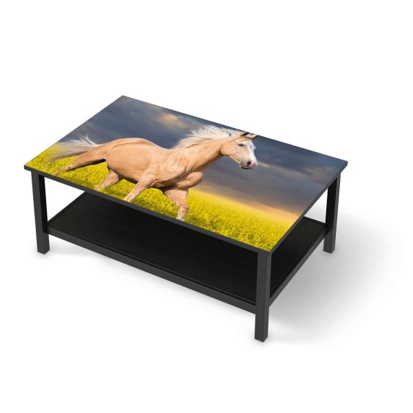 Möbelfolie IKEA Hemnes Tisch 118x75 cm - Design: Wildpferd Online-Verkauf – Bild 2