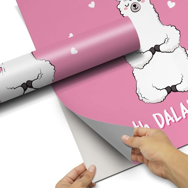 Klebefolie IKEA Expedit Regal Tür einzeln - Design: Dalai Llama Rabatt – Bild 5