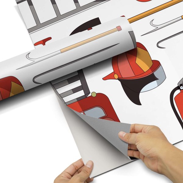 Möbel Klebefolie IKEA Expedit Regal 2 Türen (quer) - Design: Firefighter Verkauf – Bild 5