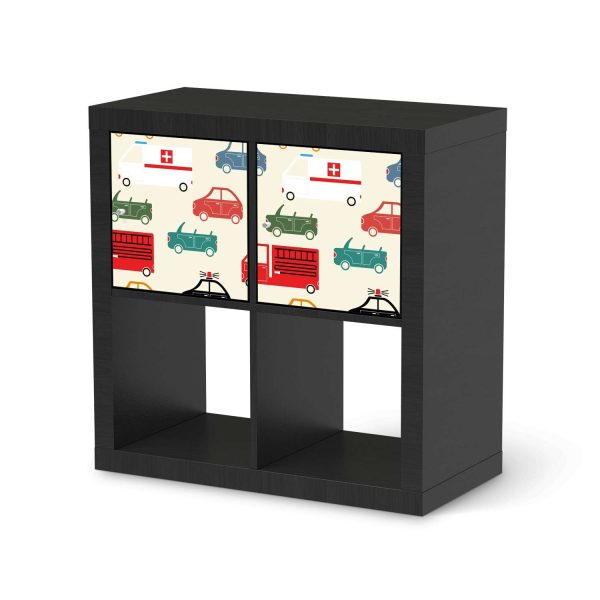 Möbel Klebefolie IKEA Expedit Regal 2 Türen (quer) - Design: Cars Schn?ppchen – Bild 2