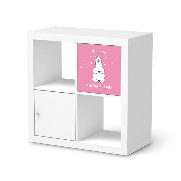 Klebefolie IKEA Expedit Regal Tür einzeln - Design: Dalai Llama Rabatt