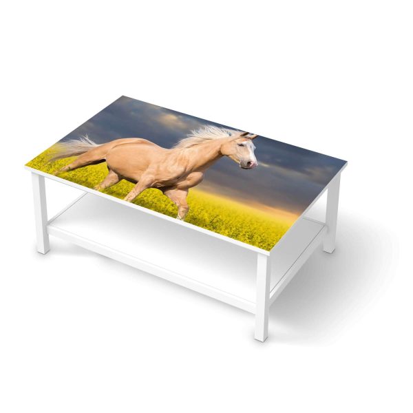 Möbelfolie IKEA Hemnes Tisch 118x75 cm - Design: Wildpferd Online-Verkauf
