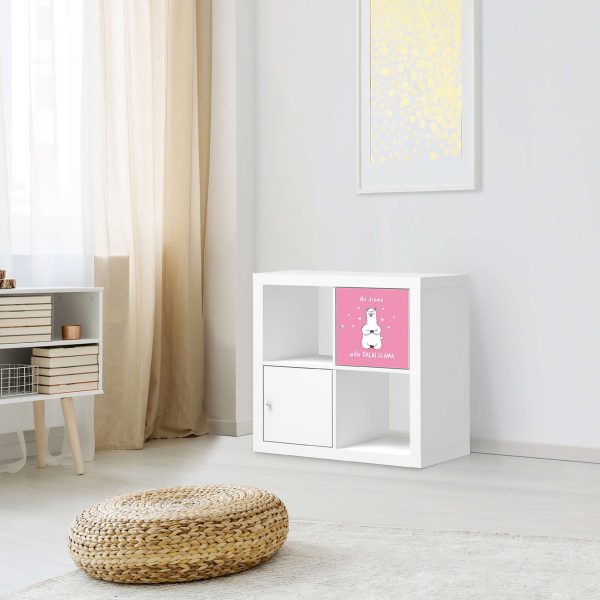 Klebefolie IKEA Expedit Regal Tür einzeln - Design: Dalai Llama Rabatt – Bild 3